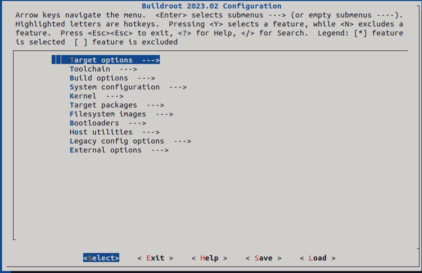Configuring a Buildroot Package — ACU6-Pro SDK 10.8.0 documentation