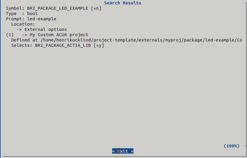 Configuring a Buildroot Package — ACU6-Pro SDK 10.8.0 documentation