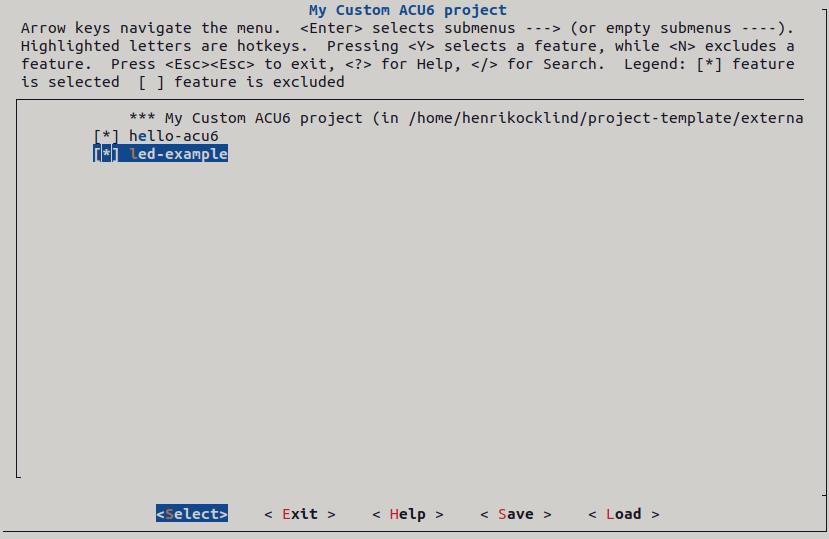Configuring a Buildroot Package — ACU6-Pro SDK 10.8.0 documentation